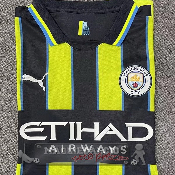 Thailandia Away Maglia Manchester City 2024 2025 Verde