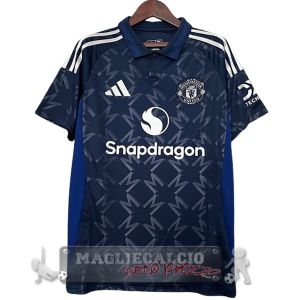 Thailandia Away Maglia Manchester United 2024 2025 Blu