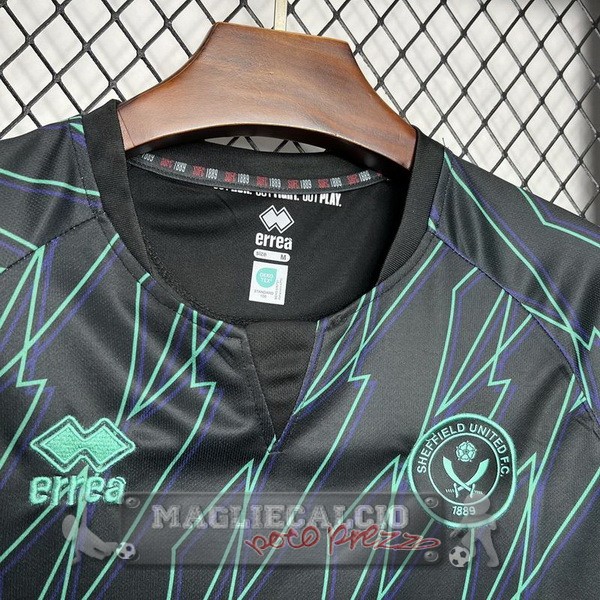 Thailandia Away Maglia Sheffield United 2024 2025 Nero