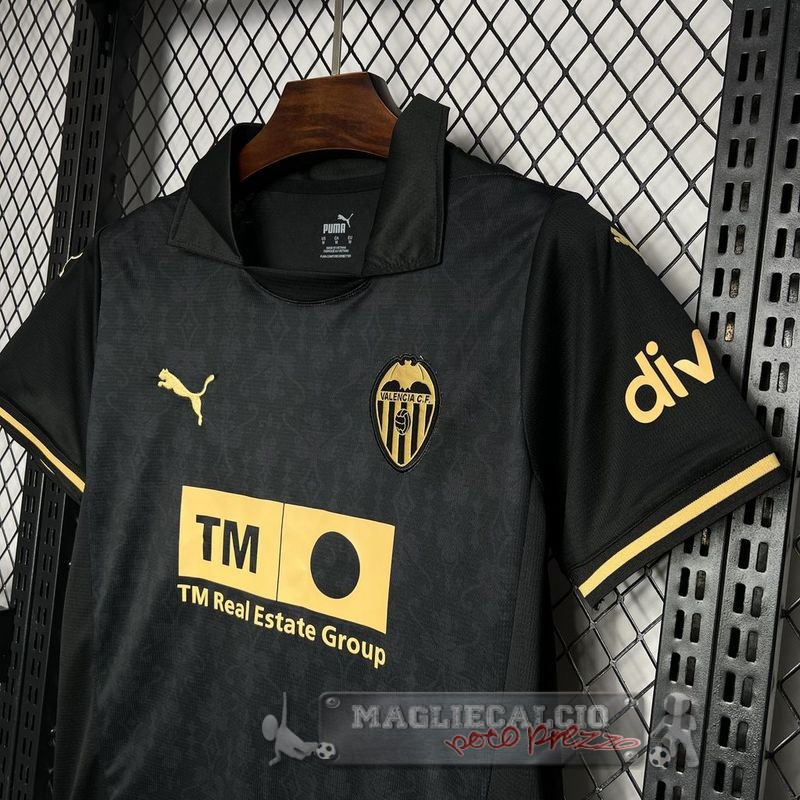 Thailandia Away Maglia Valencia 2024 2025 Nero