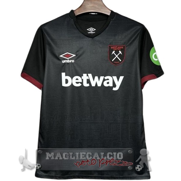 Thailandia Away Maglia West Ham United 2024 2025 Nero