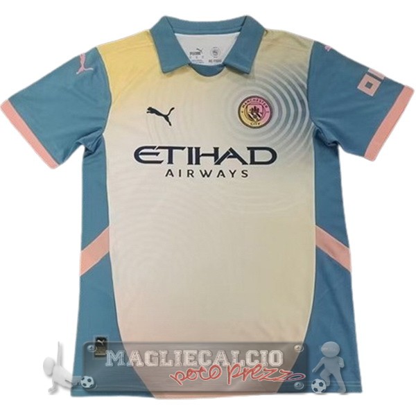 Thailandia Fourth Maglia Manchester City 2024 2025 Giallo