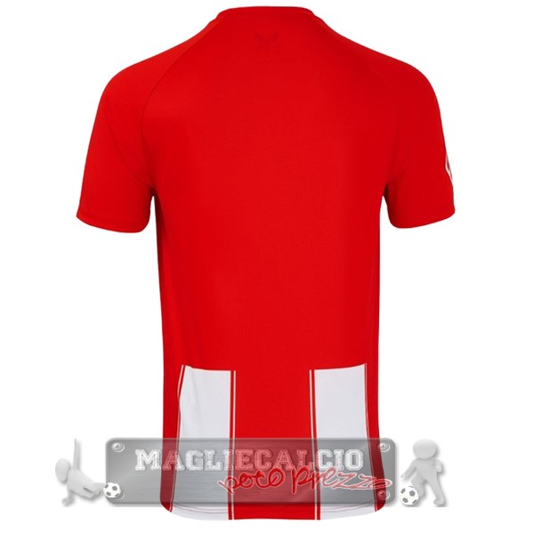Thailandia Home Maglia Almería 2024 2025 Rosso Bianco
