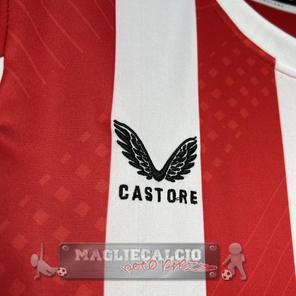 Thailandia Home Maglia Athletic Bilbao 2024 2025 Rosso Bianco
