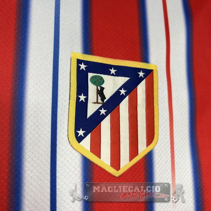 Thailandia Home Maglia Atletico Madrid 2024 2025 Rosso Bianco