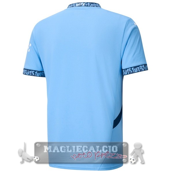 Thailandia Home Maglia Manchester City 2024 2025 Blu