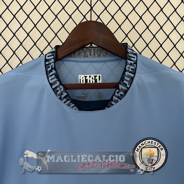 Thailandia Home Maglia Manchester City 2024 2025 Blu