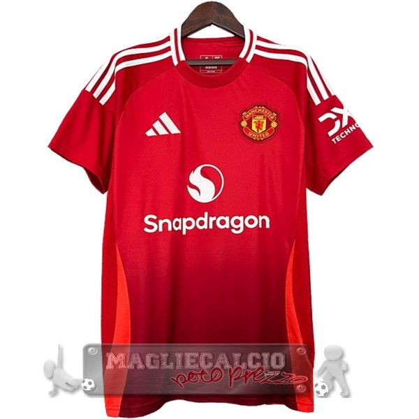 Thailandia Home Maglia Manchester United 2024 2025 Rosso