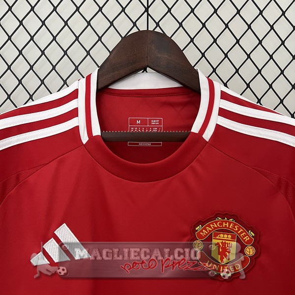Thailandia Home Maglia Manchester United 2024 2025 Rosso