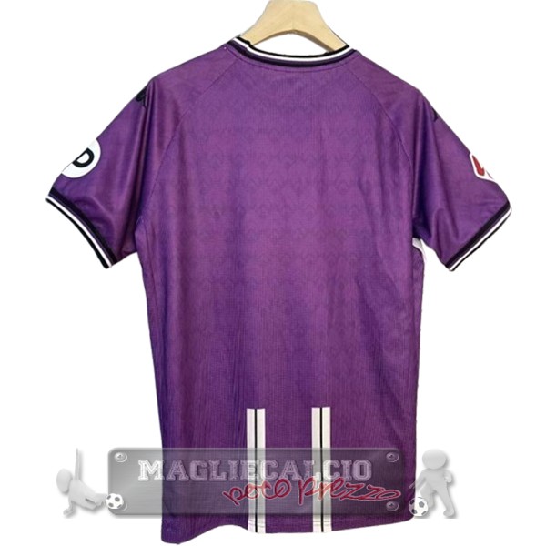Thailandia Home Maglia Real Valladolid 2024 2025 Bianco Purpureo