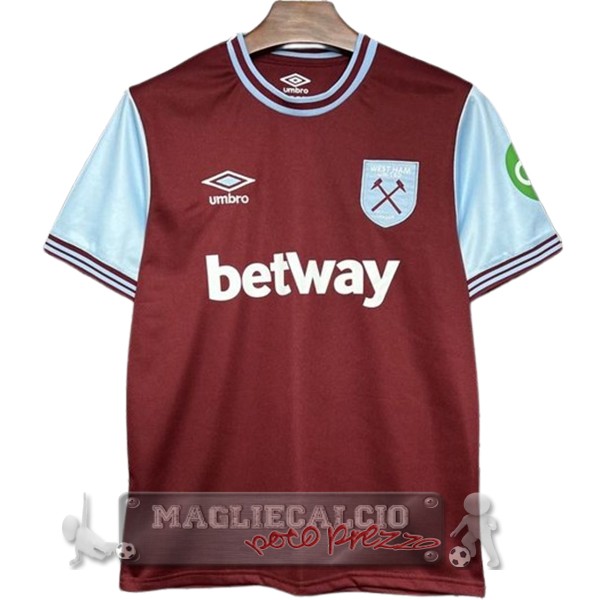 Thailandia Home Maglia West Ham United 2024 2025 Rosso