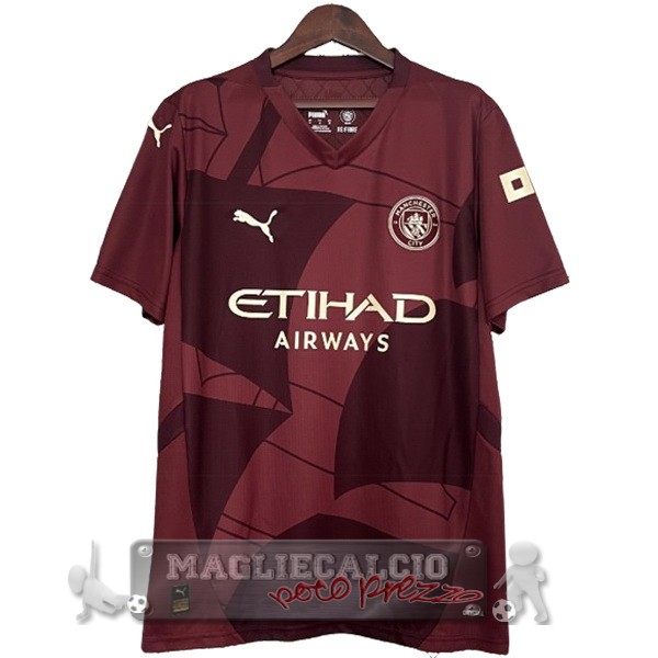 Thailandia Terza Maglia Manchester City 2024 2025 Rosso