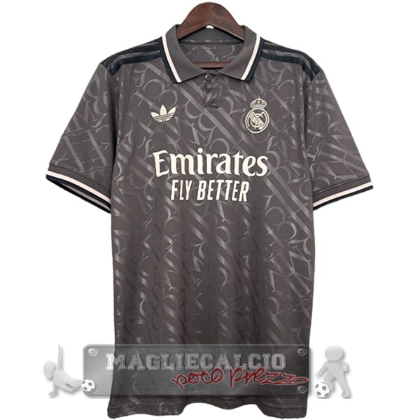 Thailandia Terza Maglia Real Madrid 2024 2025 Nero