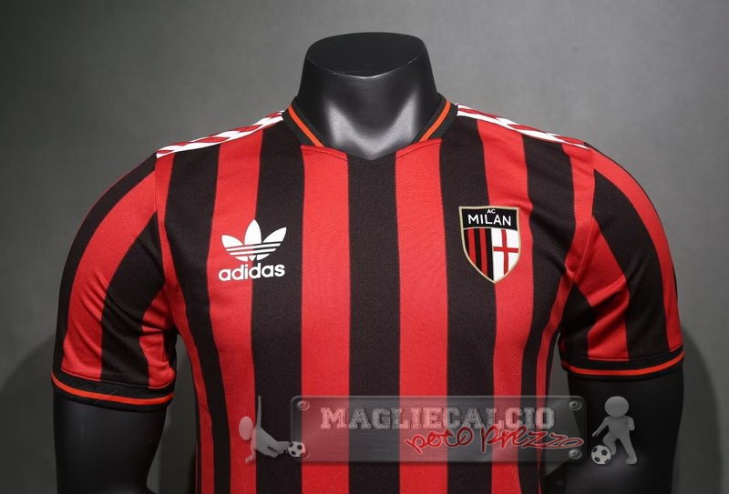 speciale Giocatori Maglia AC Milan 2024 2025 Rosso Nero