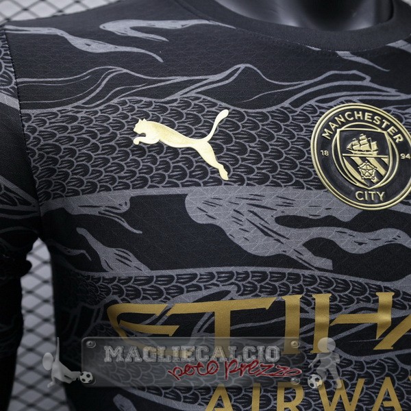 speciale Giocatori Maglia Manchester City 2024 2025 Nero