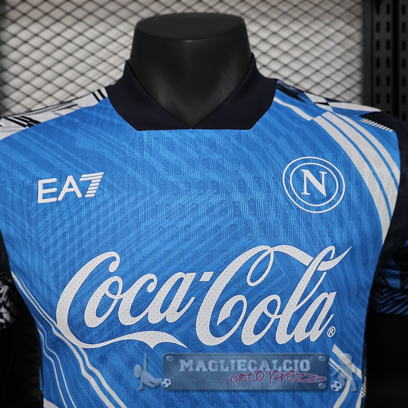 speciale Giocatori Maglia Napoli 2024 2025 Blu Bianco