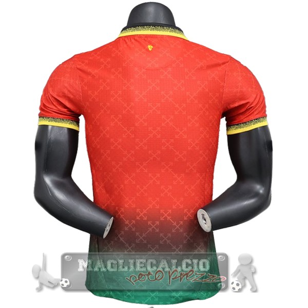 Fourth Giocatori Maglia Calcio AC Milan 2024 2025 Rosso Verde