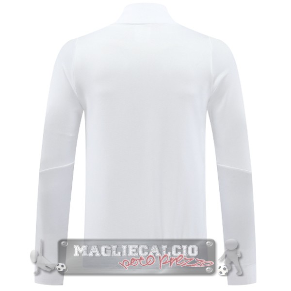 Ropa Deportiva Con Cremallera Larga AS Roma 2024 2025 Bianco