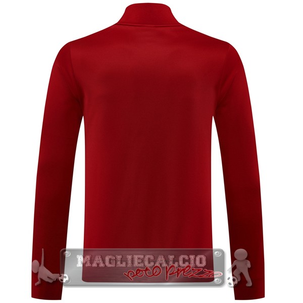 Ropa Deportiva Con Cremallera Larga AS Roma 2024 2025 Rosso