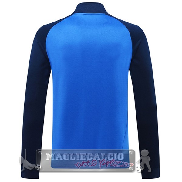 Ropa Deportiva Con Cremallera Larga Boca Juniors 2024 2025 Blu