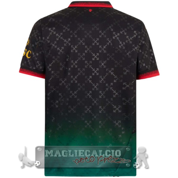 Thailandia Fourth Maglia Calcio AC Milan 2024 2025 Nero Verde