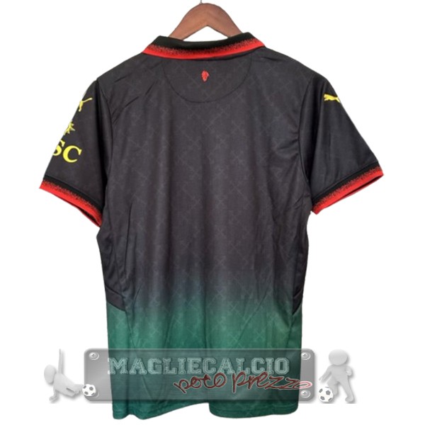Thailandia Fourth Maglia Calcio AC Milan 2024 2025 Nero Verde