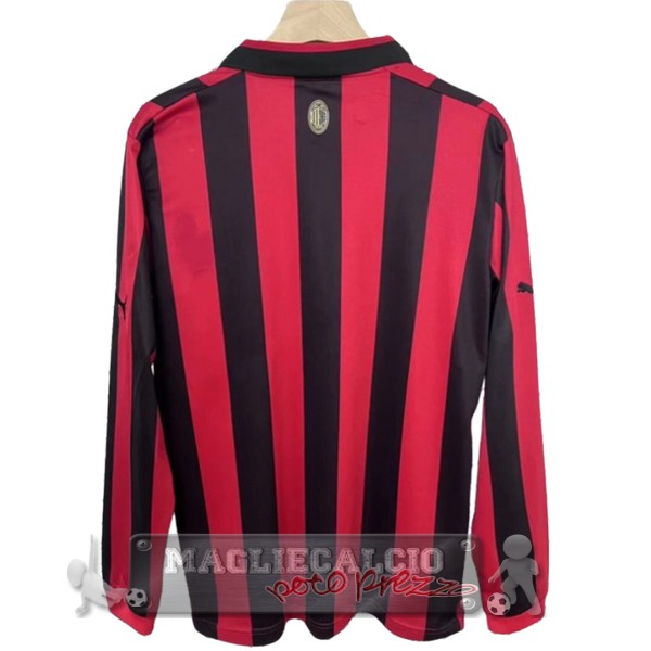 Thailandia speciale Maglia Calcio Manica lunga AC Milan 2024 2025 I Rosso