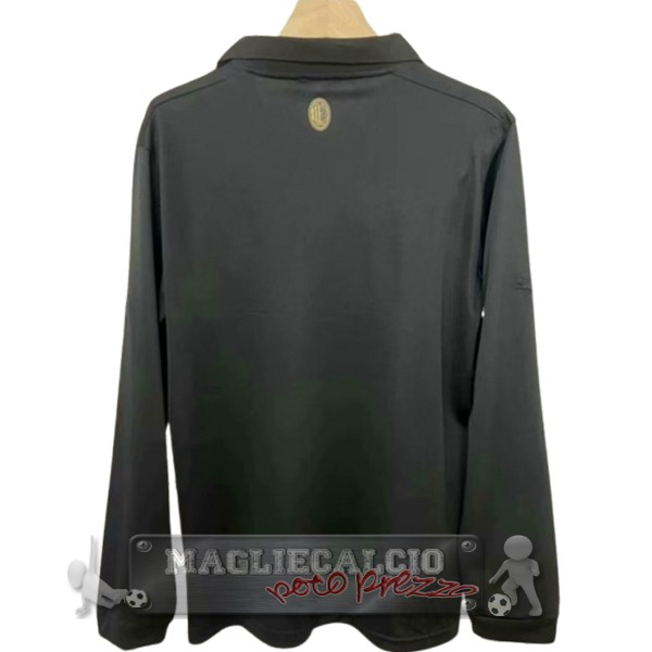 Thailandia speciale Portiere Maglia Calcio Manica lunga AC Milan 2024 2025 Nero