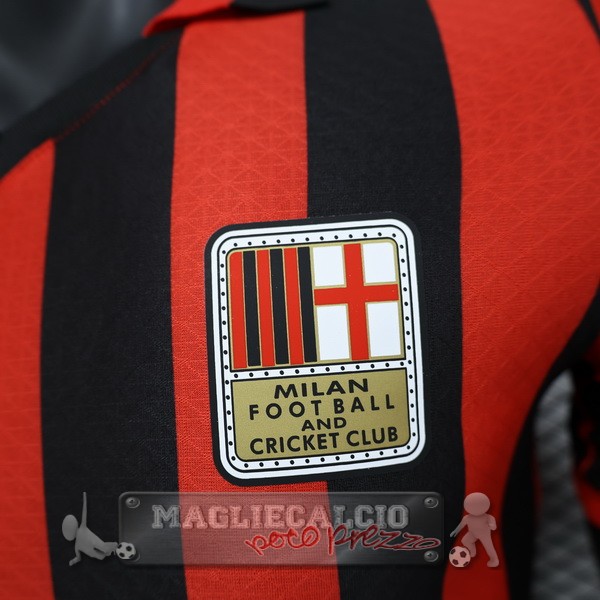 speciale Giocatori Maglia Calcio AC Milan 2024 2025 Rosso
