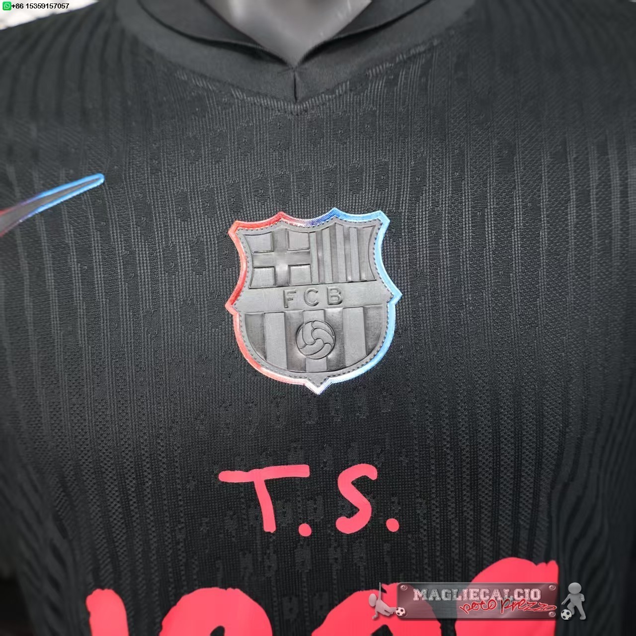 Away Giocatori Maglia Calcio Barcelona 2024 2025