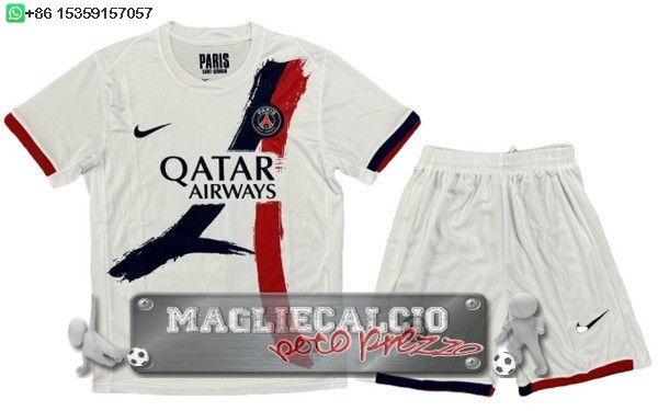 Away Set Completo Uomo Paris Saint Germain 2024 2025