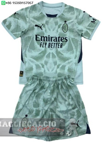 Portiere Set Completo Bambino AC Milan 2024 2025