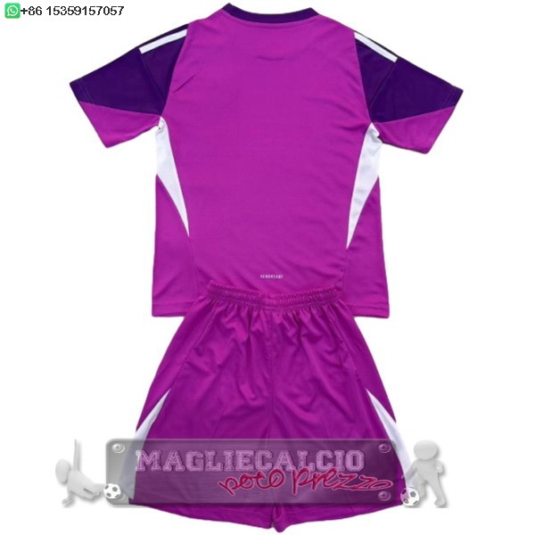 Portiere Set Completo Bambino Real Madrid 2025 2026 Purpureo