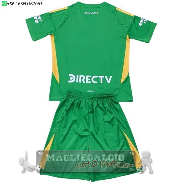 Portiere Set Completo Bambino River Plate 2024 2025 Verde