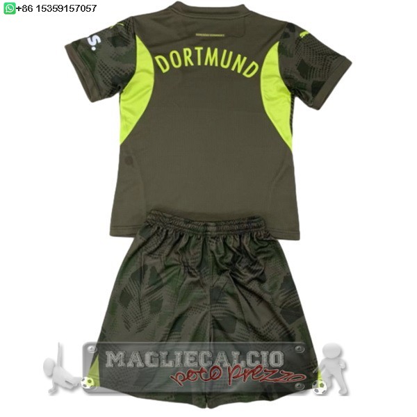 Portiere Set Completo Uomo Borussia Dortmund 2024 2025 Verde