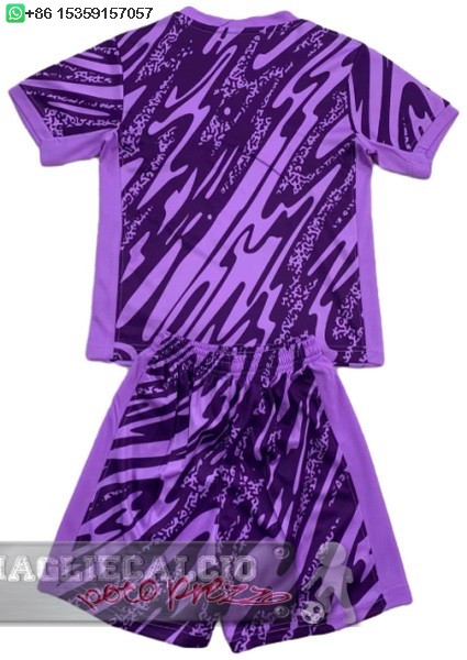 Portiere Set Completo Uomo Paris Saint Germain 2024 2025 Purpureo