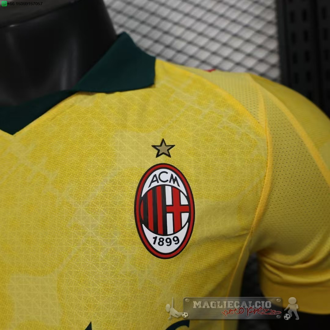 Terza concetto Giocatori Maglia Calcio AC Milan 2025 2026