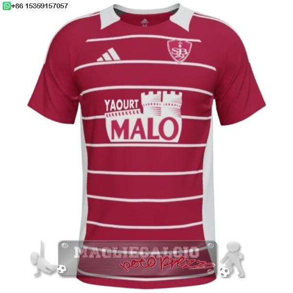 Thailandia Home Maglia Calcio Stade Brestois 2024 2025