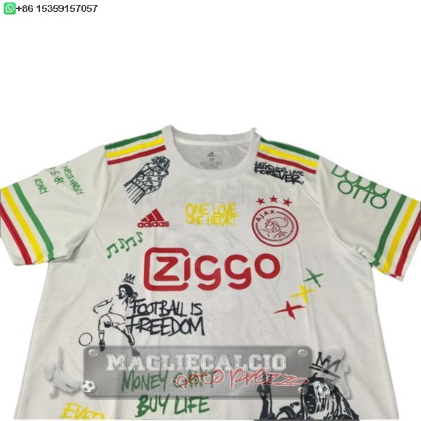 Thailandia speciale Maglia Calcio Ajax 2025 2026 Bianco