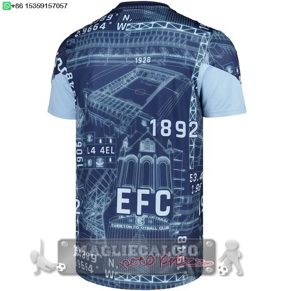 Thailandia speciale Maglia Calcio Everton 2025 2026 Blu