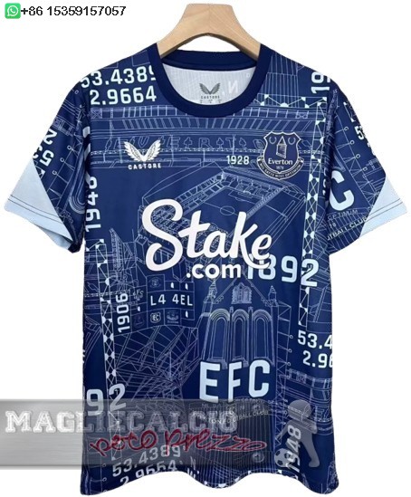 Thailandia speciale Maglia Calcio Everton 2025 2026 Blu