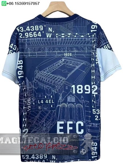 Thailandia speciale Maglia Calcio Everton 2025 2026 Blu