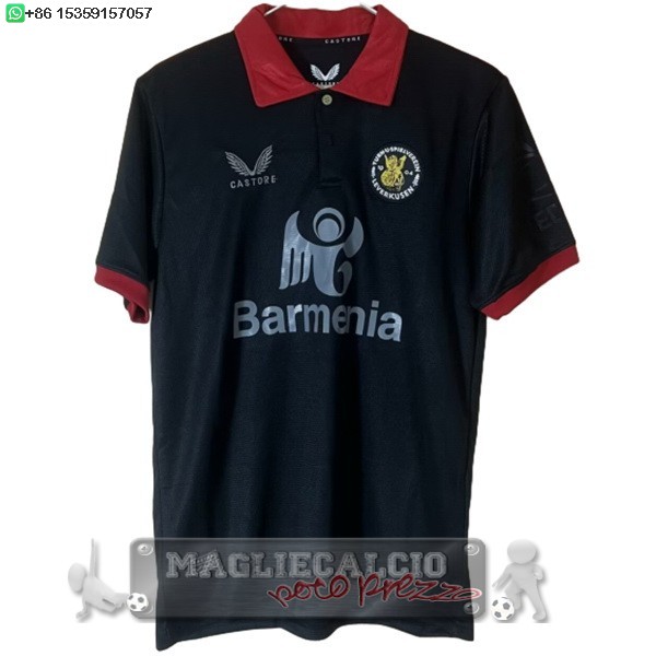 Thailandia speciale Maglia Calcio Leverkusen 2024 2025 Nero