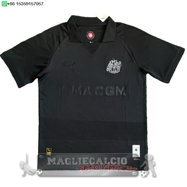 Thailandia speciale Maglia Calcio Marsella 2024 2025 Nero