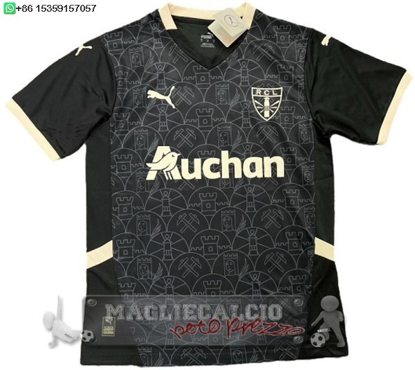 Thailandia speciale Maglia Calcio RC Lens 2024 2025 Nero