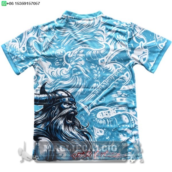 Thailandia speciale Maglia Calcio Real Madrid 2025 2026 Blu Bianco