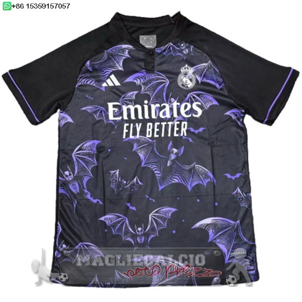 Thailandia speciale Maglia Calcio Real Madrid 2025 2026 Nero