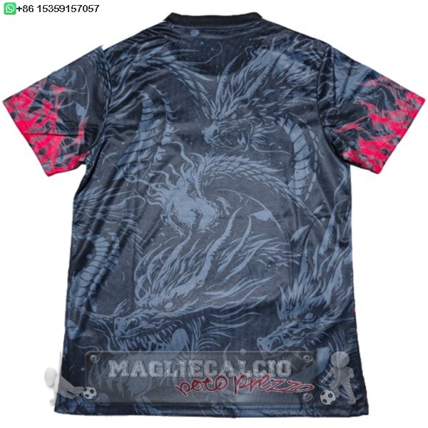 Thailandia speciale Maglia Calcio Real Madrid 2025 2026 Nero Rosso