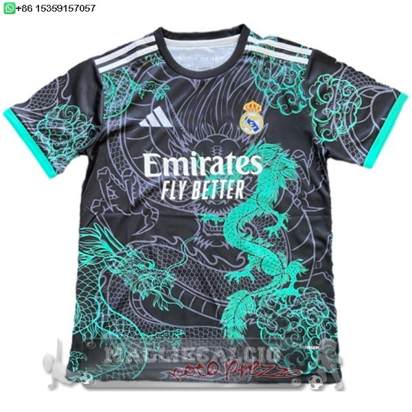 Thailandia speciale Maglia Calcio Real Madrid 2025 2026 Nero