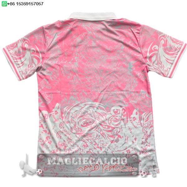 Thailandia speciale Maglia Calcio Real Madrid 2025 2026 Rosa Bianco